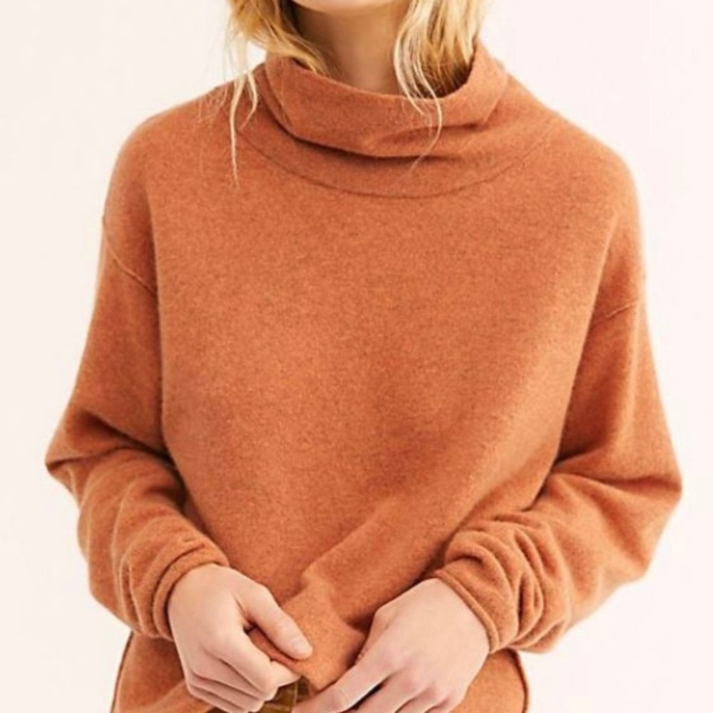 Free People Cashmere Turtleneck Sweater Womens M